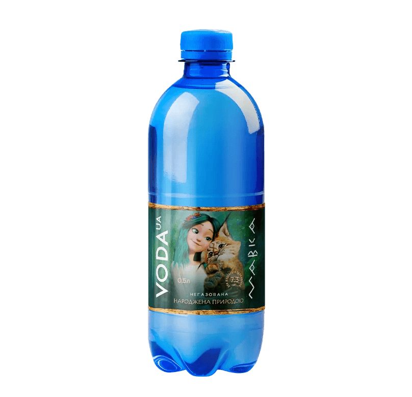 Вода питна ТМ "VODA UA","Мавка", "Рідна Справжня Українська", "Рись", 0,5л. негаз. (ПЕТ)