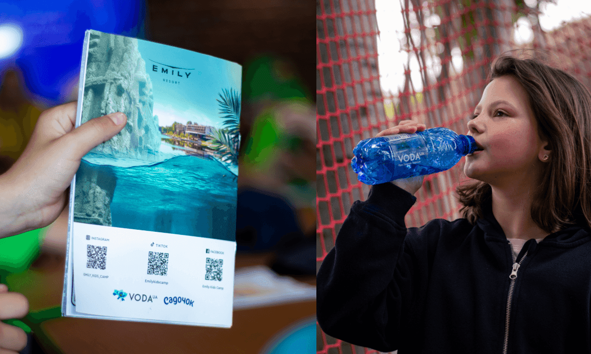 VODA UA — партнер найяскравішого табору літа від Emily Resort